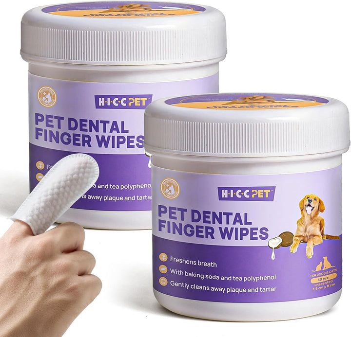 Pet Teeth Cleaning Wipes - 50 Ct