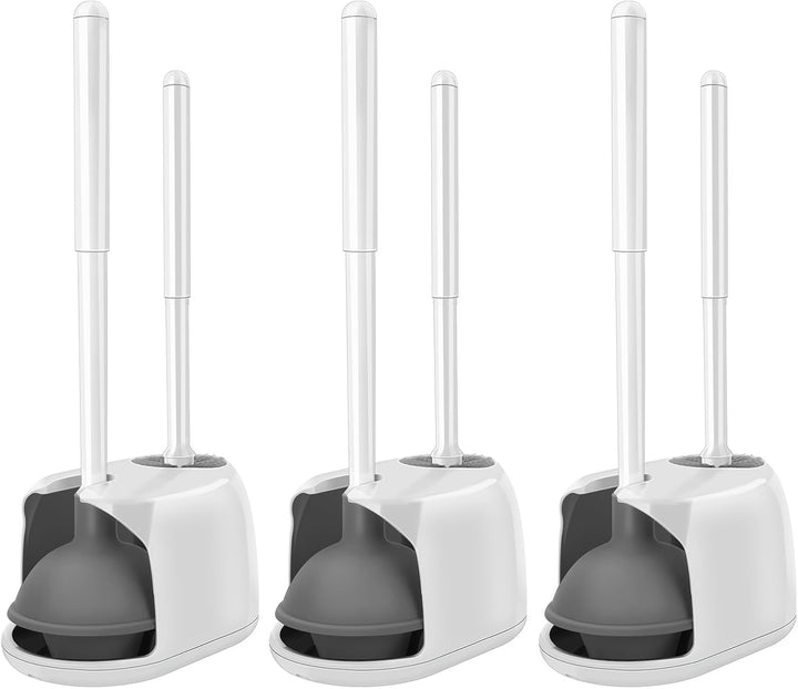 Heavy Duty Toilet Brush & Plunger Set