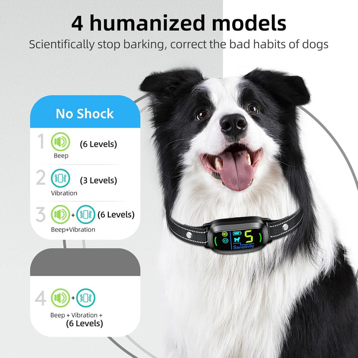 Rechargeable Smart Dog Bark Collar