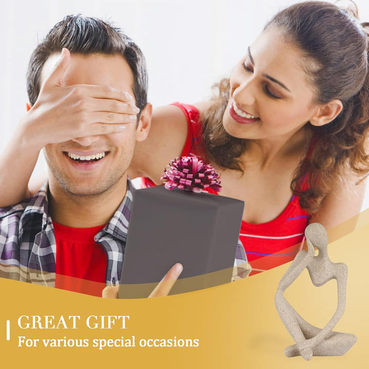 Thinker Resin Statue – Left, Small