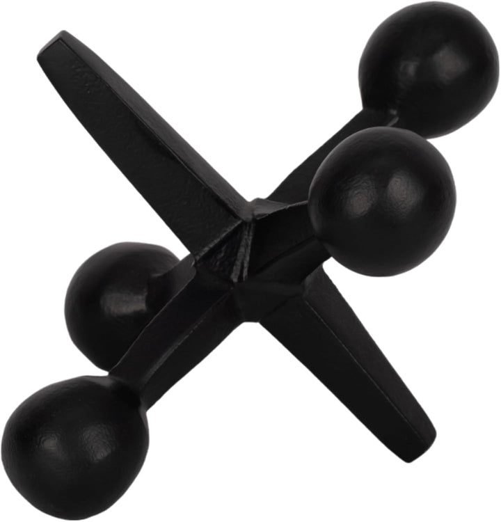 Modern Black Metal Abstract Decor