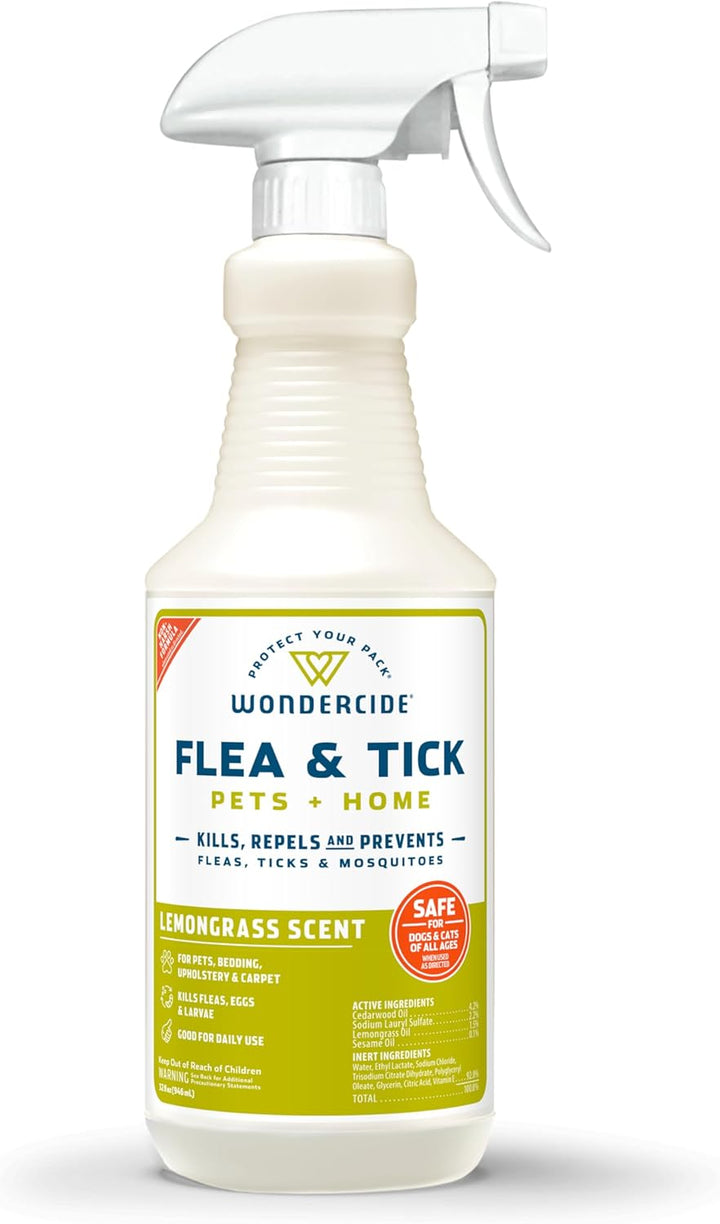 Flea & Tick Spray - Natural Oils 16oz