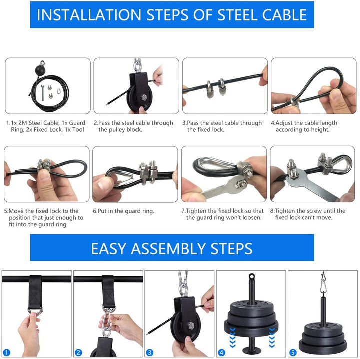 LAT Pull Down & Cable Machine Attachment