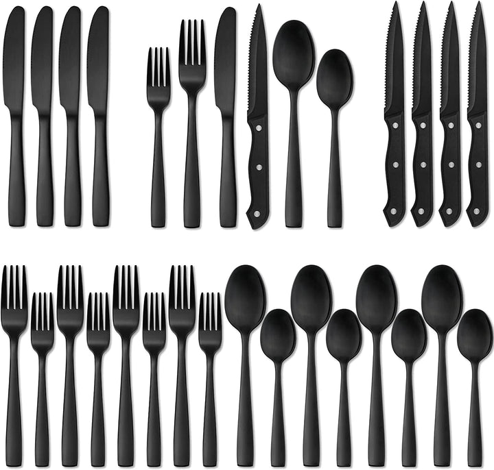 48-Piece Stainless Steel Flatware Set