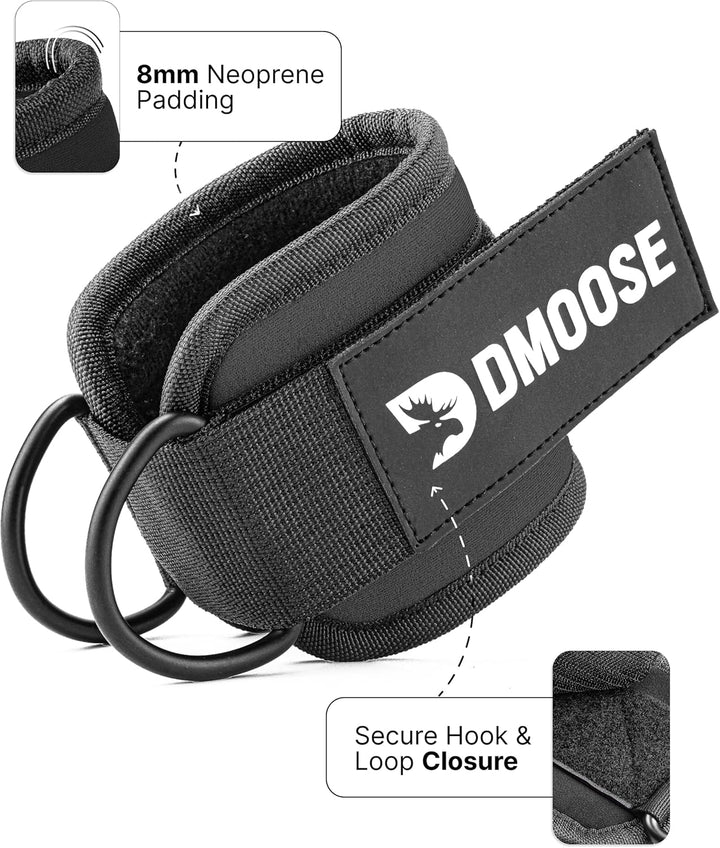 Premium Ankle Straps for Glute Workouts
