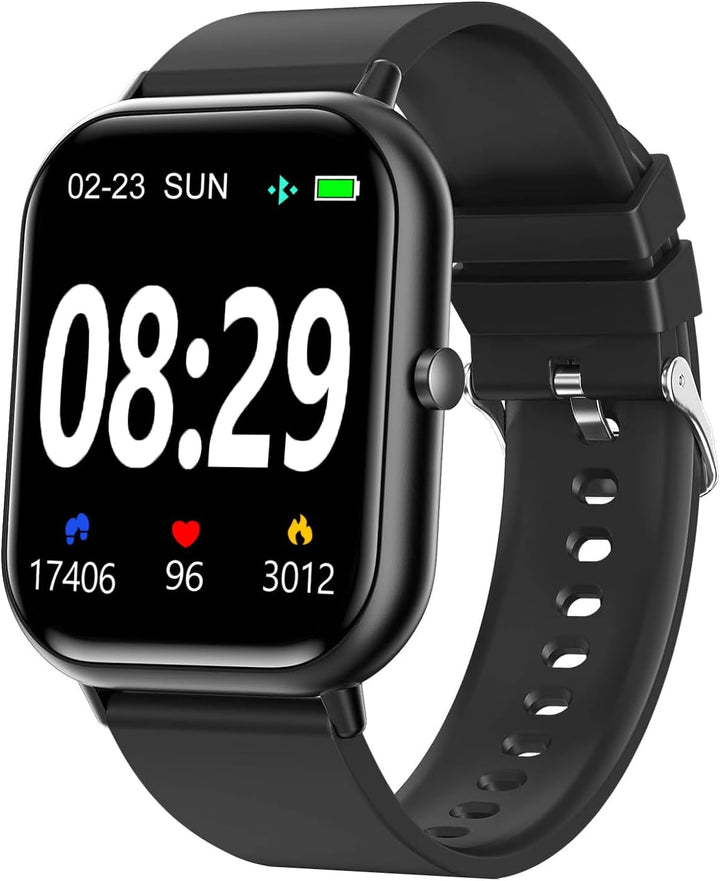 Smart Watch for Men Women Smartwatch 1.83" for   Android Phone Compatible, Fitness Tracker Watch with Pedometer, Heart Rate/Sleep Monitor, Blood Oxygen, IP68 Waterproof