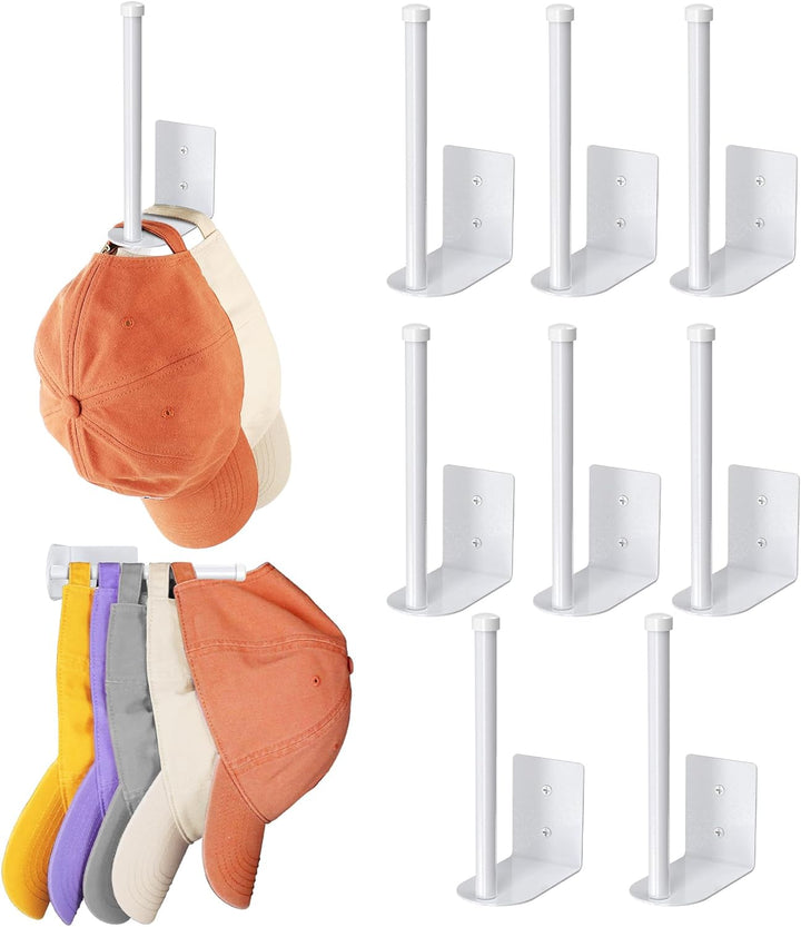 2-Pack Stainless Steel Hat Rack Organizer