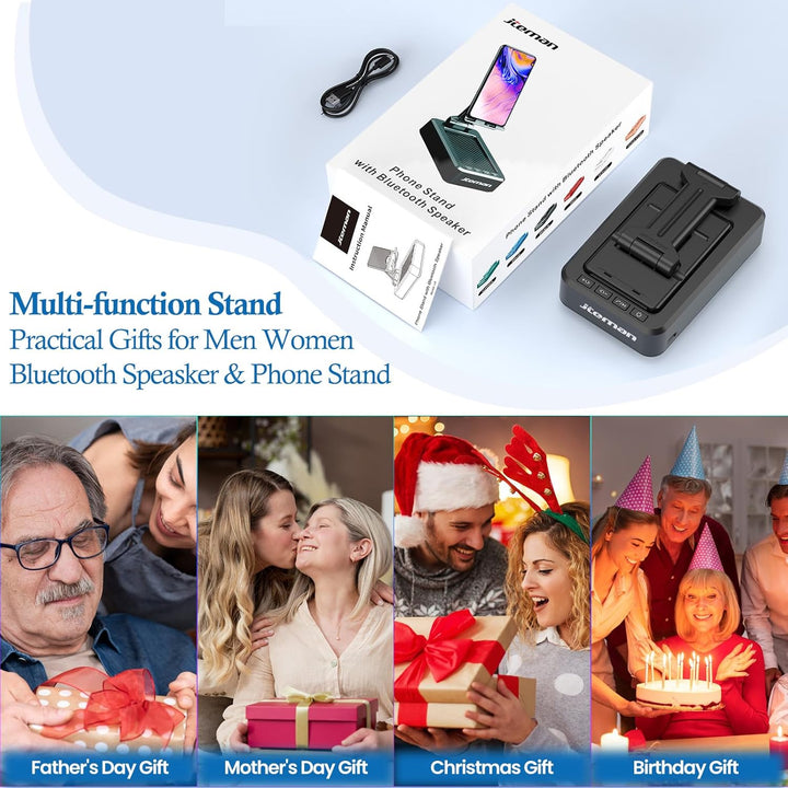 Bluetooth Speaker Cell Phone Stand