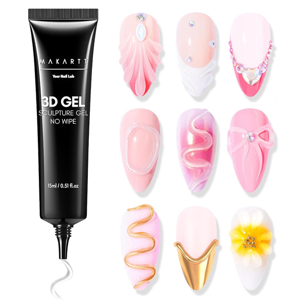 3D Nail Sculpting Gel - Clear 15G