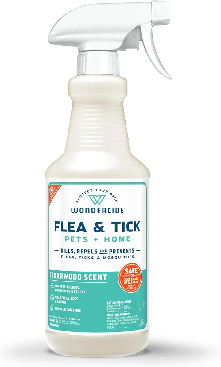 Flea & Tick Spray - Natural Oils 16oz