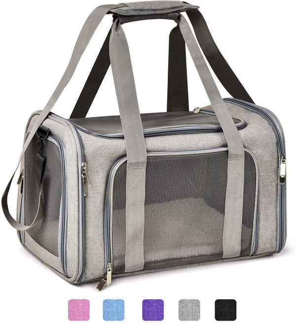 Grey TSA Approved Cat & Dog Carrier
