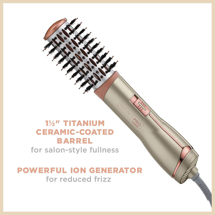 INFINITIPRO Frizz Free 1.5" Hot Air Brush