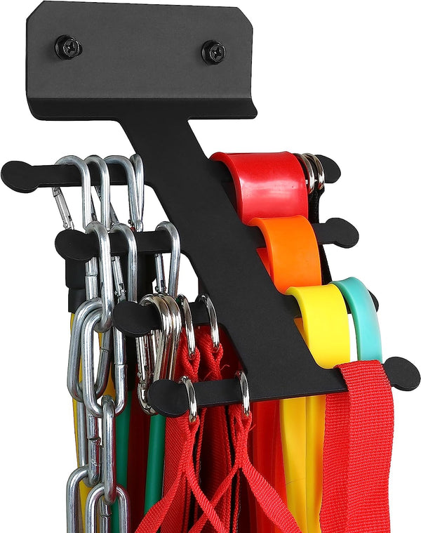 Resistance Band & Jump Rope Storage Rack