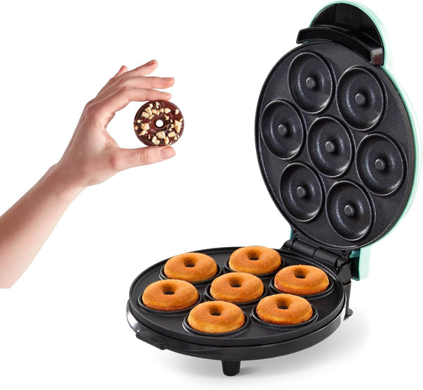 Mini Donut Maker - Makes 7, Aqua