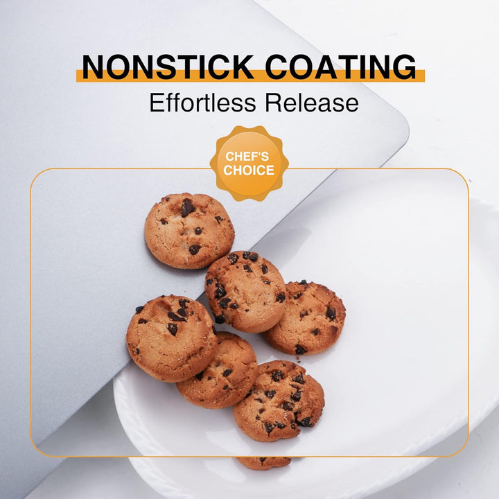 Piece Large Nonstick Cookie Sheets 16x14