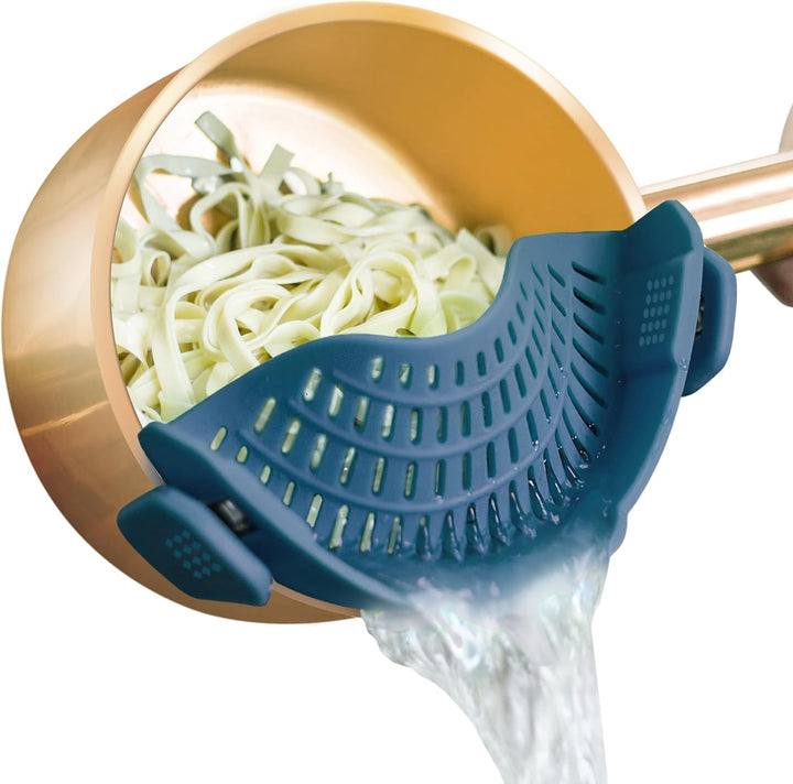 Silicone Clip-On Strainer for Pots & Pans