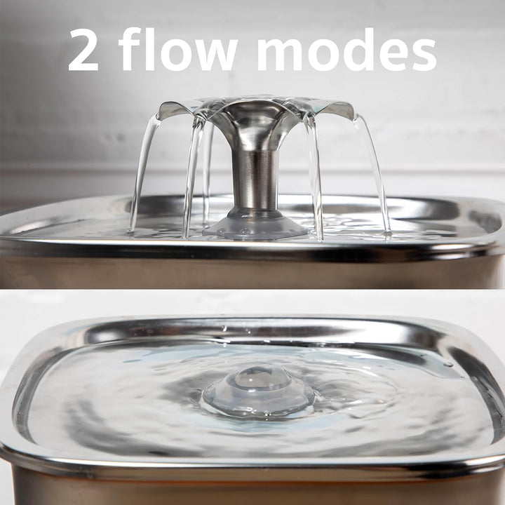 Stainless Steel 2.8L Cat Water Fountain