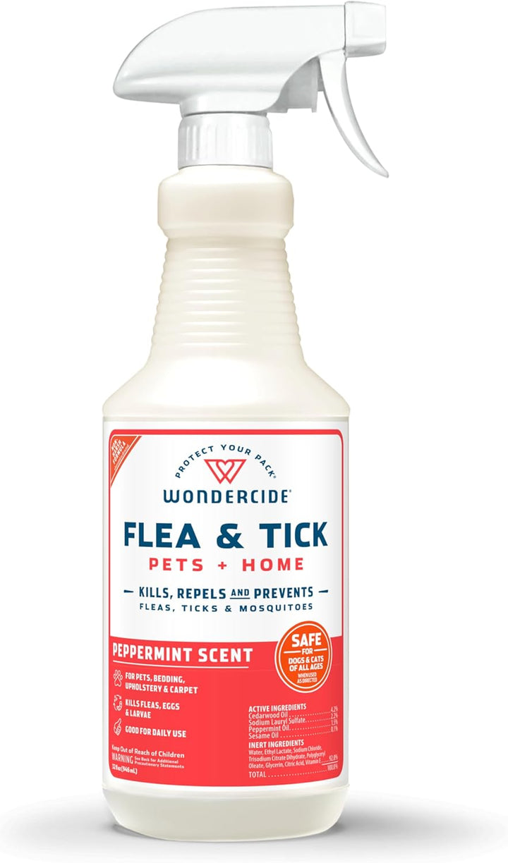 Flea & Tick Spray - Natural Oils 16oz