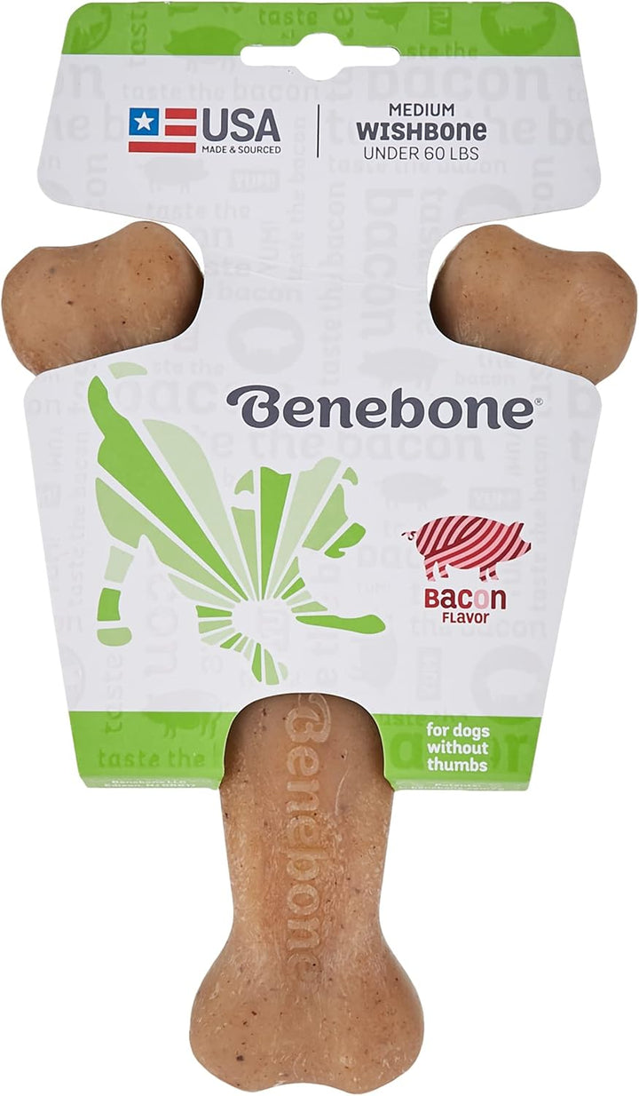 Wishbone Bacon Dog Toy for Aggressive Chewers