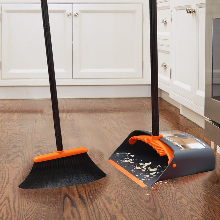 52" Broom & Dustpan Set for Home & Office