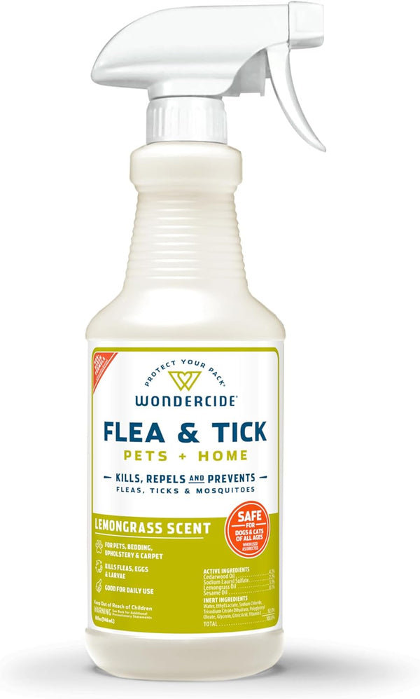 Flea & Tick Spray - Natural Oils 16oz