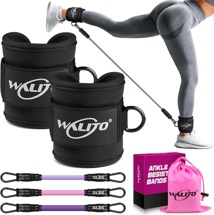 Ankle Resistance Bands with Cuffs