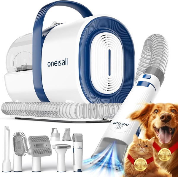 Pet Grooming Vacuum with Nail Grinder & Tools