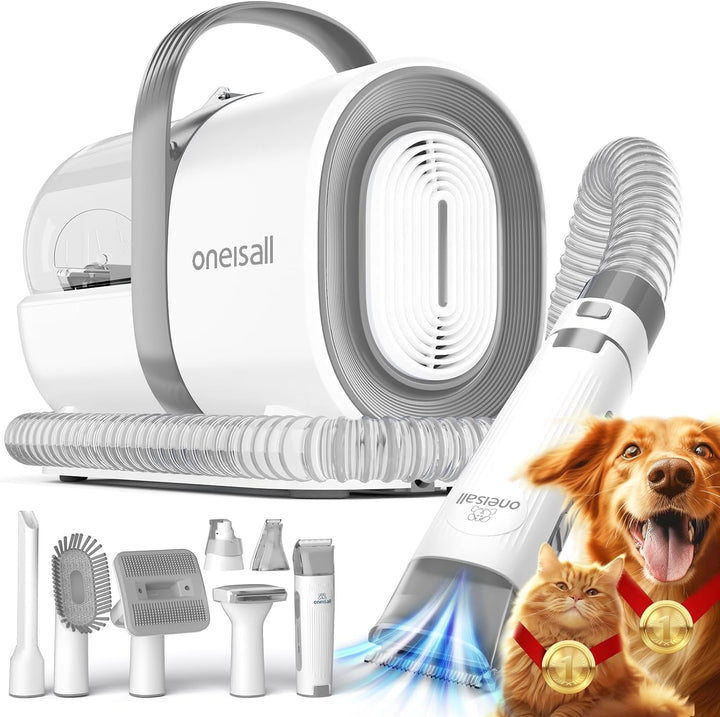 Pet Grooming Vacuum with Nail Grinder & Tools