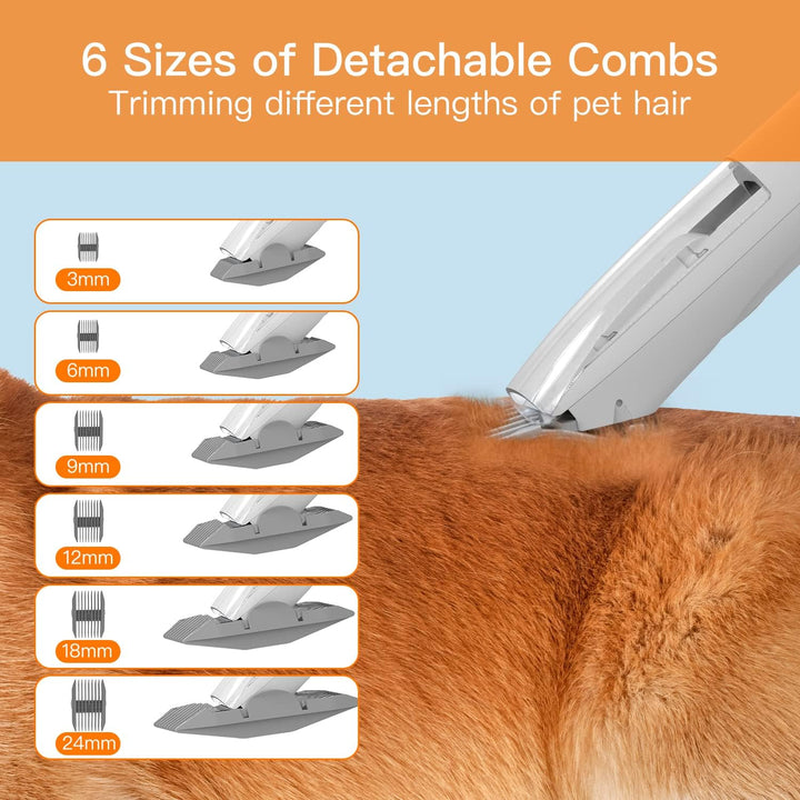12000Pa Dog Grooming Vacuum Kit