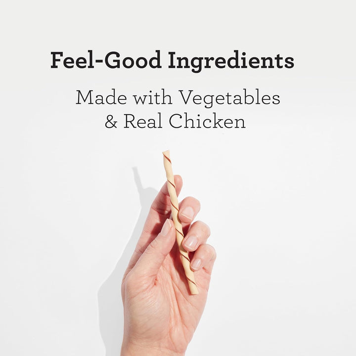 Real Chicken Twist Sticks for Dogs - 50 Ct