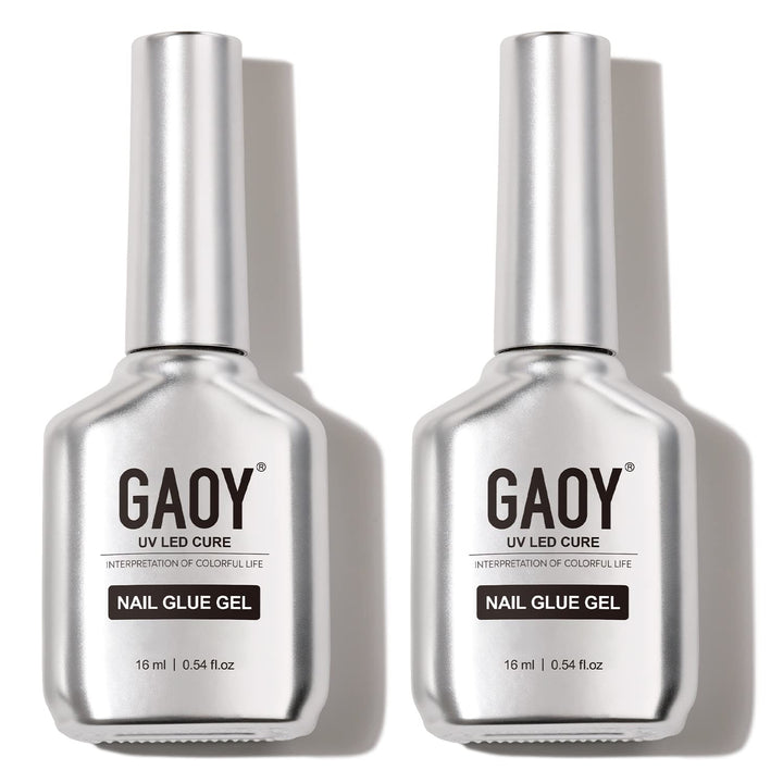 2Pcs 16ml Nail Glue & Base Coat Set