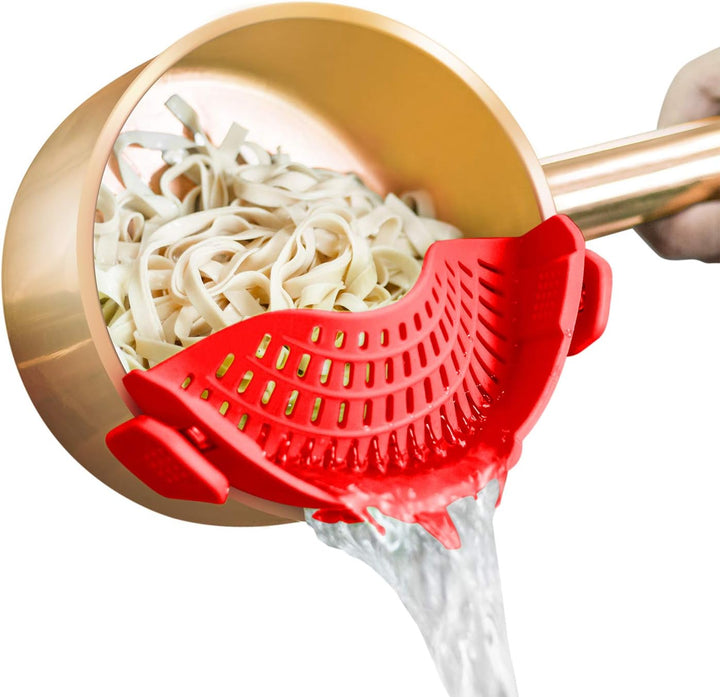 Silicone Clip-On Strainer for Pots & Pans