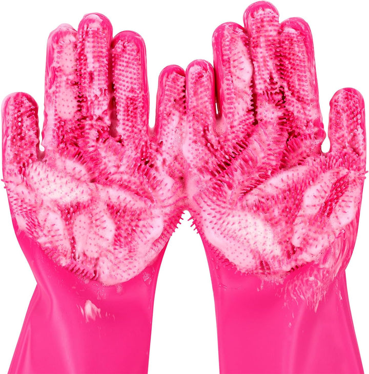 Heat-Resistant Pet Grooming Gloves