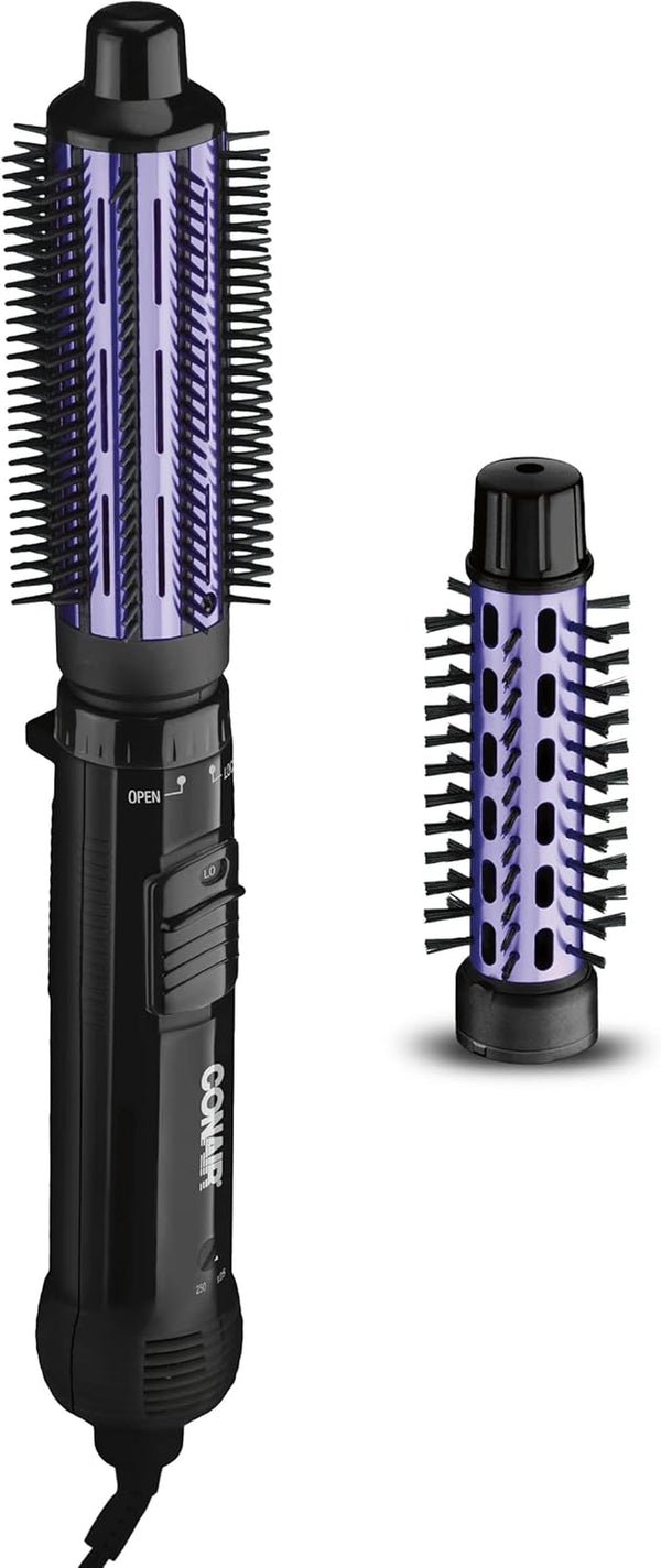 2-in-1 Hot Air Curling Combo Brush