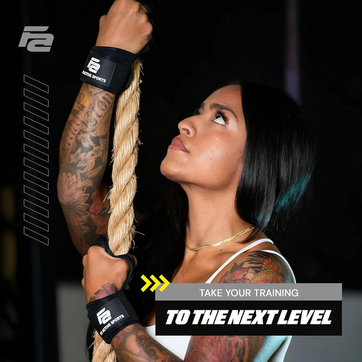 Ventilated Weight Lifting Gloves with Wrist Wraps