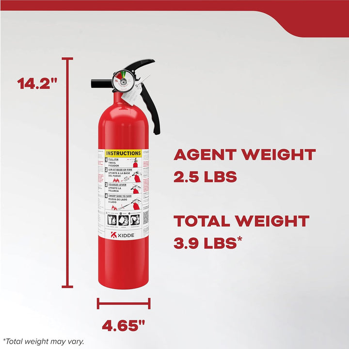 FA110 Fire Extinguisher 1A10BC Red