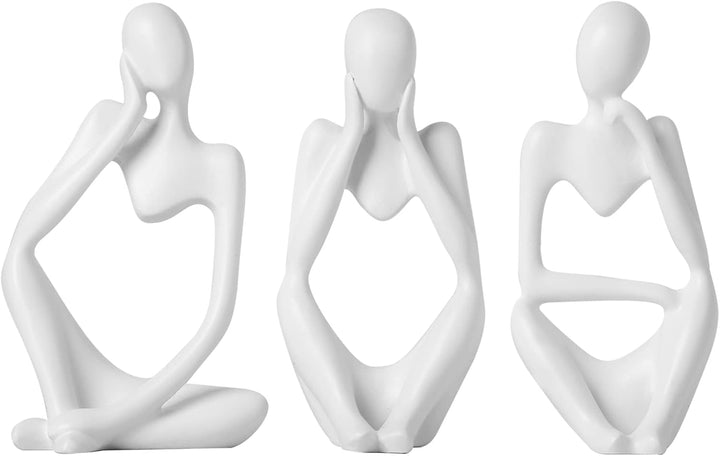 Thinker Statue Set – Abstract Decor