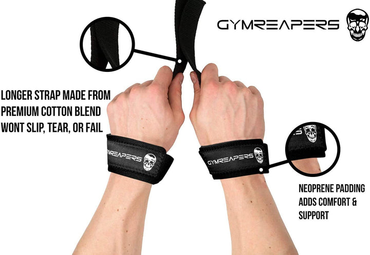 Padded Lifting Wrist Straps - 18 Inch