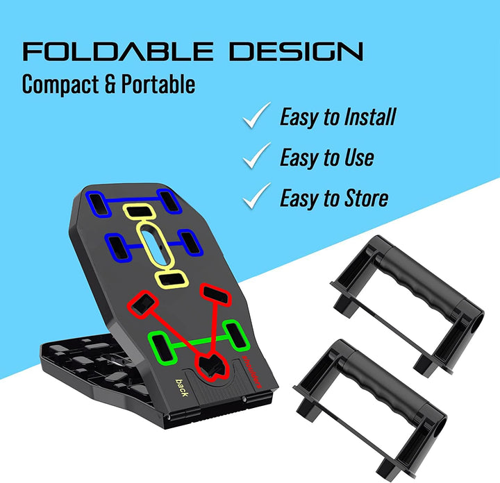 10-in-1 Foldable Push Up Board Set