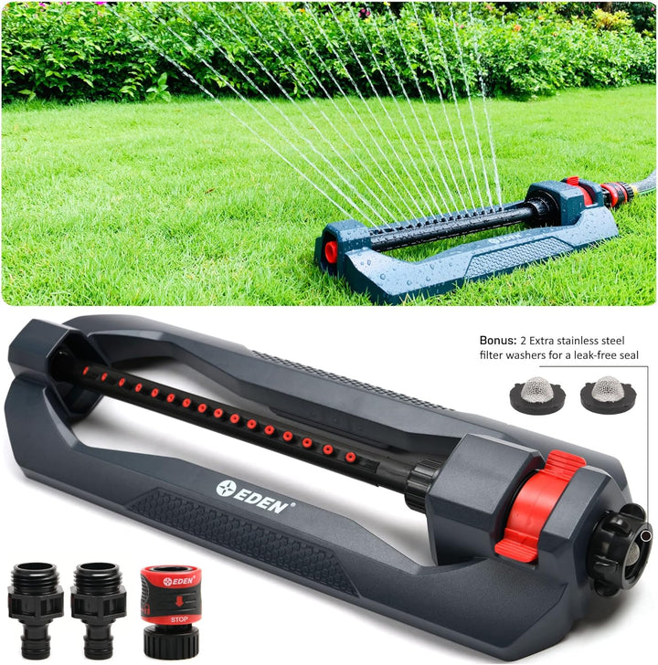 Heavy Duty Oscillating Sprinkler, 3600 Sq Ft
