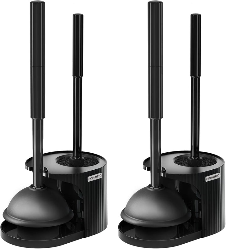 2-in-1 Toilet Plunger & Brush Set