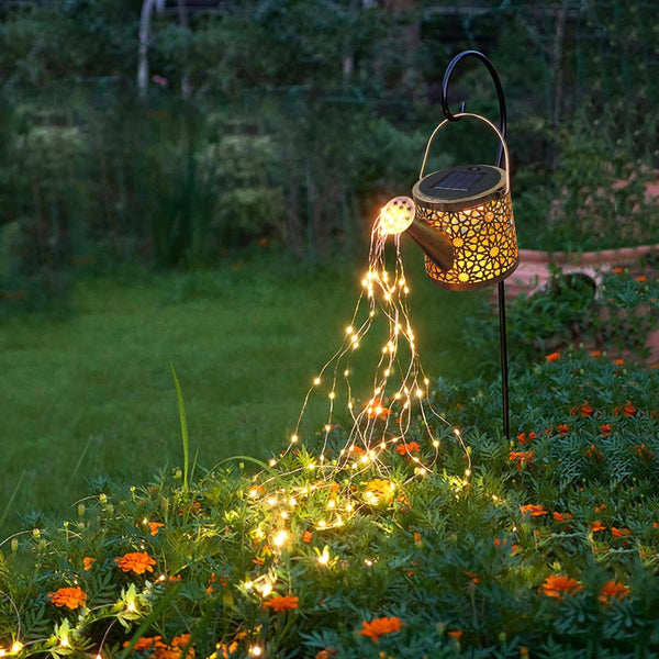 Solar Watering Can Lights for Garden