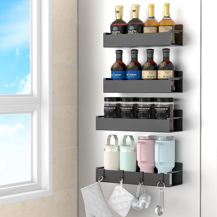 Magnetic Spice Rack 4-Pack