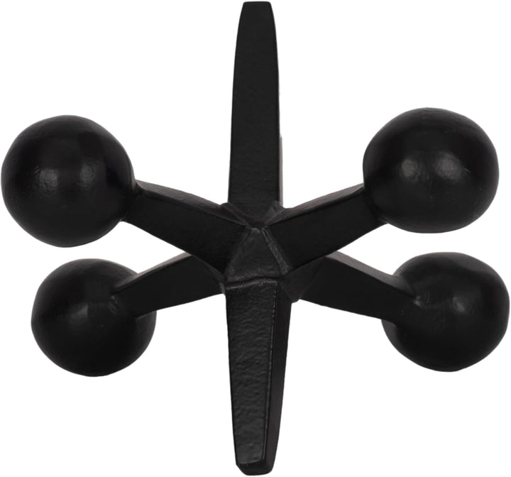 Modern Black Metal Abstract Decor