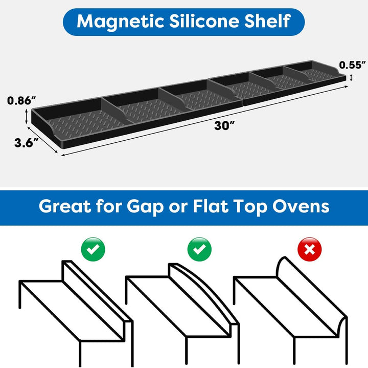Magnetic Stove Top Spice Shelf 30