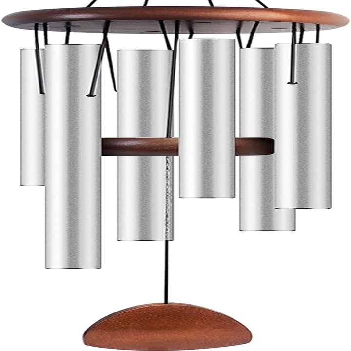 Large Black Aluminum Wind Chimes 37"