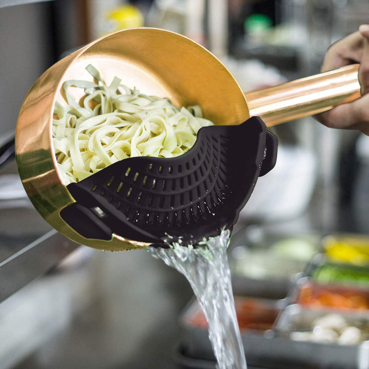 Silicone Clip-On Strainer for Pots & Pans