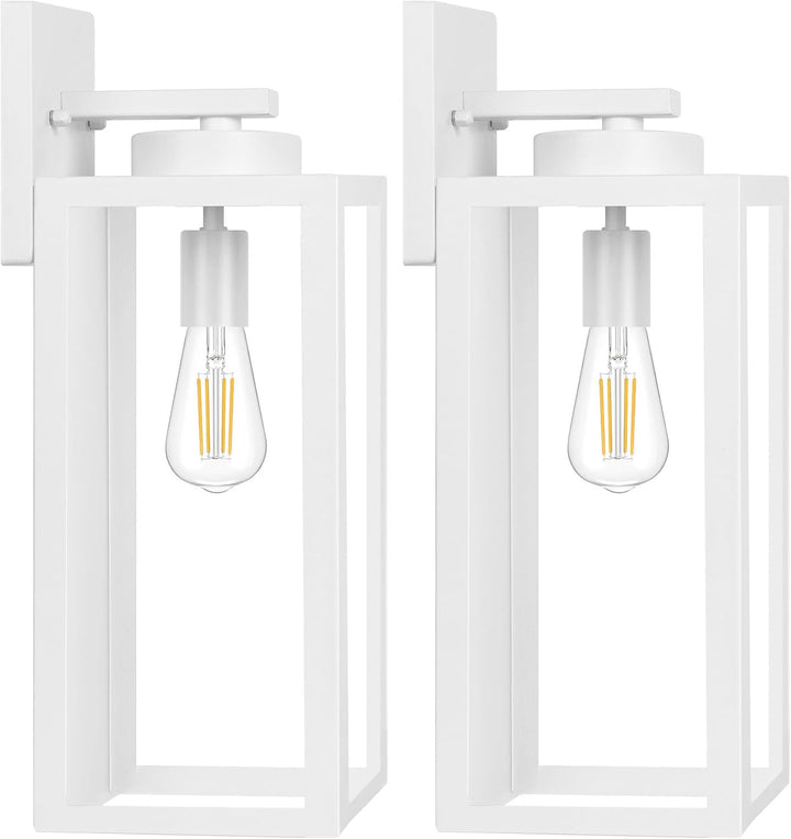 Modern Matte Black Outdoor Wall Lights