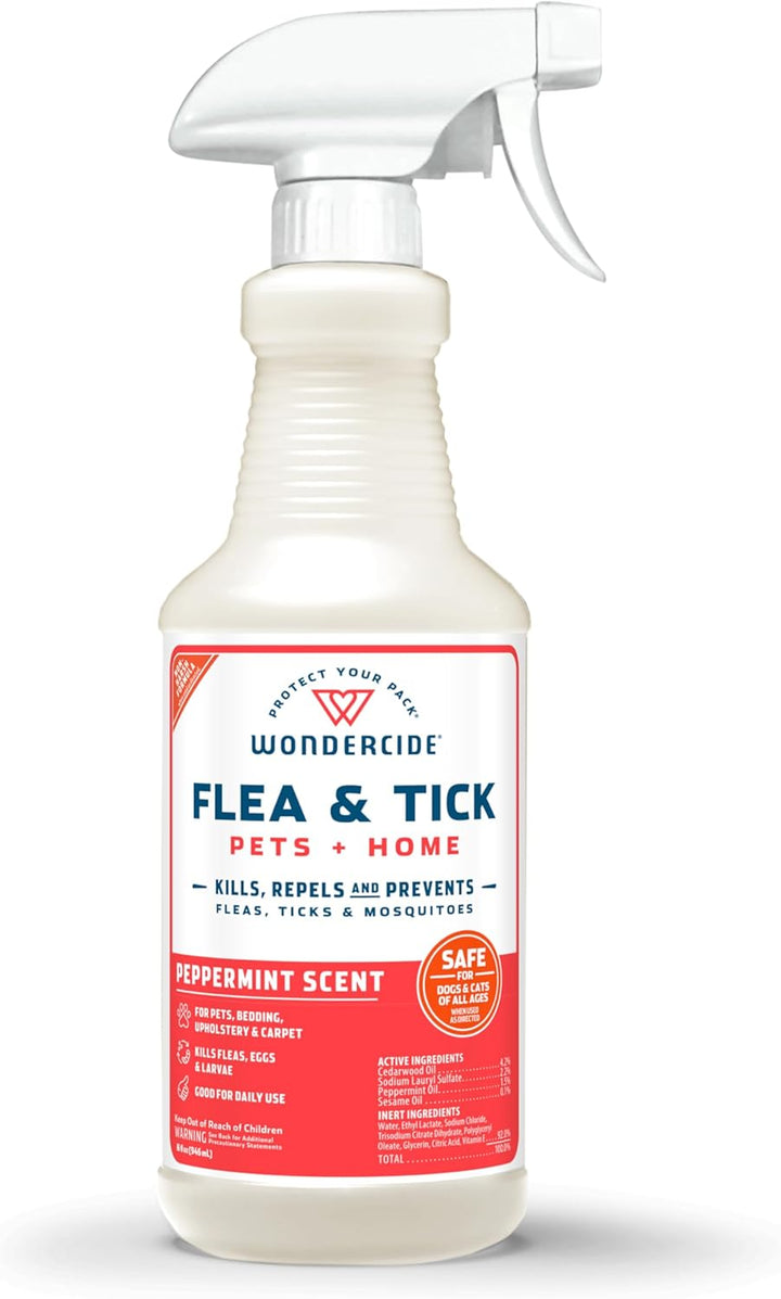 Flea & Tick Spray - Natural Oils 16oz