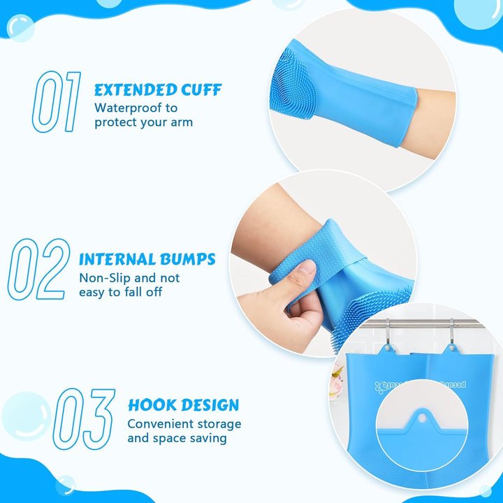 Heat-Resistant Pet Grooming Gloves